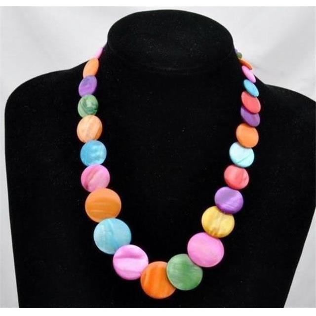 Verižica pisana poletna iz školjk