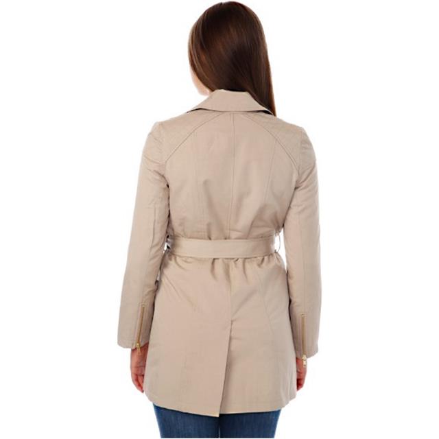 Plašč bež modni ženski