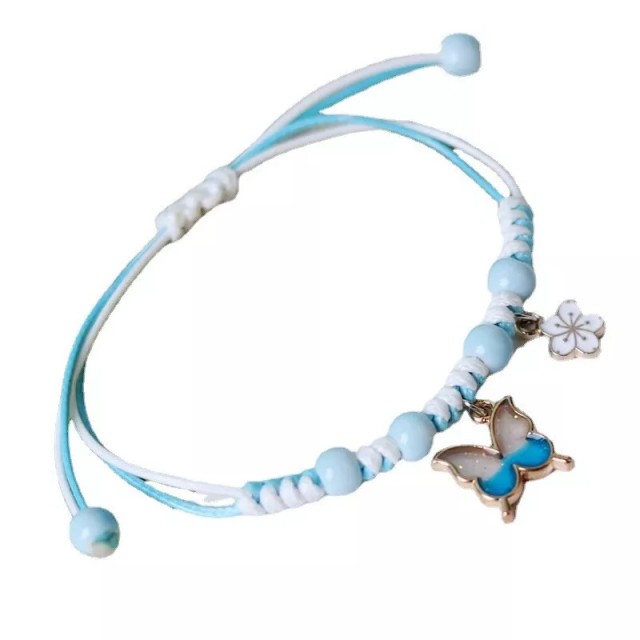 Zapestnica v 3 barvah, z metuljčkom