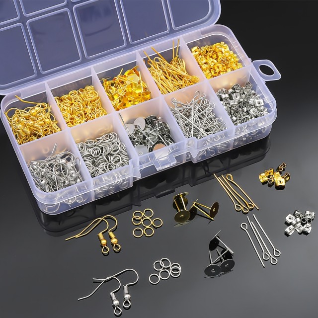 1060-delni komplet za izdelavo nakita – DIY set za uhane in nakit