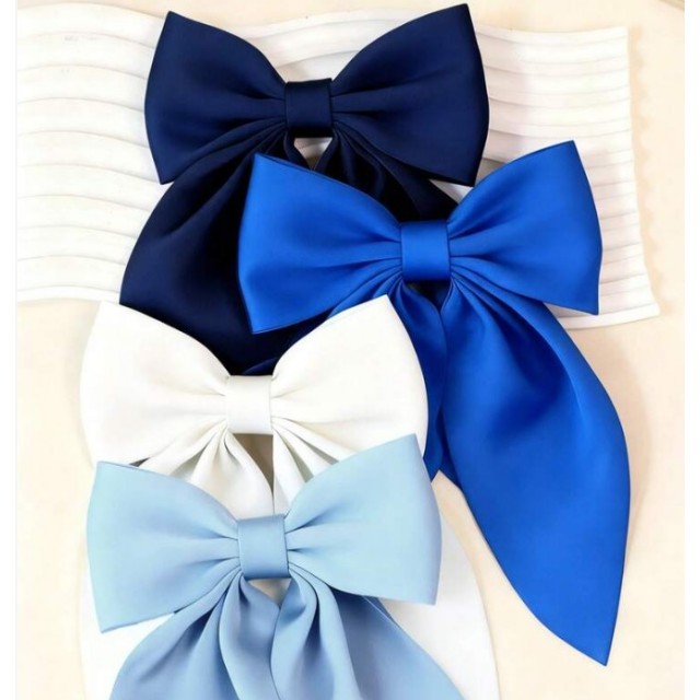 Prikupna sponka za lase s pentljo 4 barve