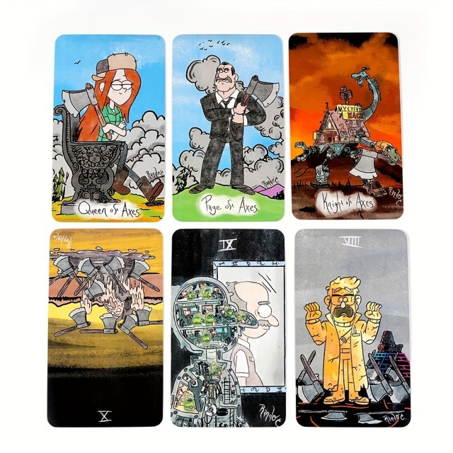 Skrivnosten komplet tarot kart 