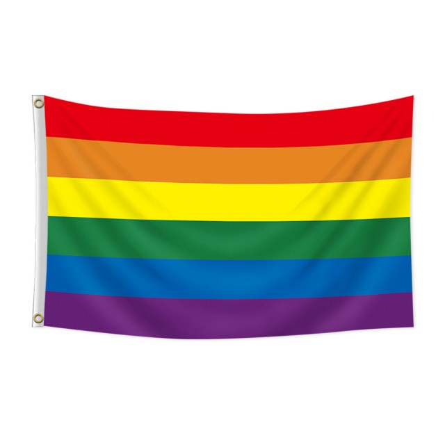 Pride zastava 90 cm x 150 cm – mavrična zastava ponosa LGBT zastava