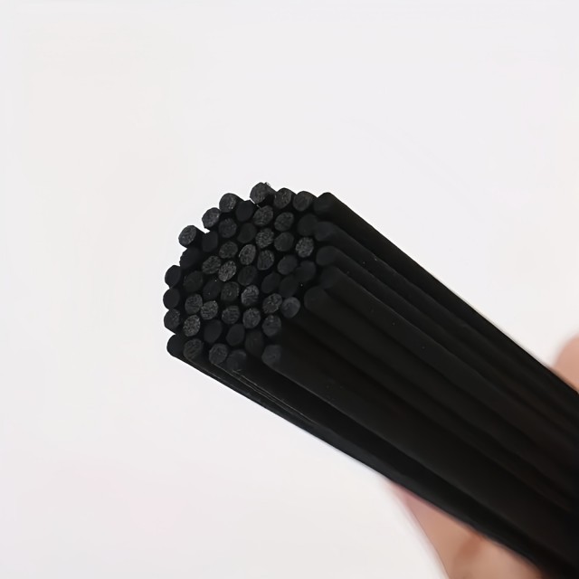 Črne ratan palčke za difuzor – 10 kosov 20 cm