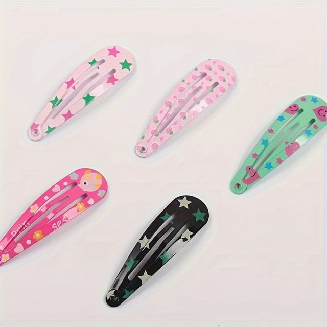 Paket s 40 različnimi otroškimi lasnimi sponkami za lase