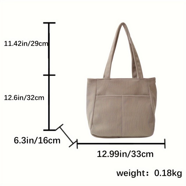 Prostorna žametna torbica v bež barvi