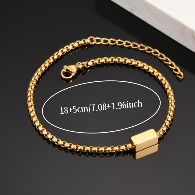 Personalizirana moška zapestnica z možnostjo 3 gravur