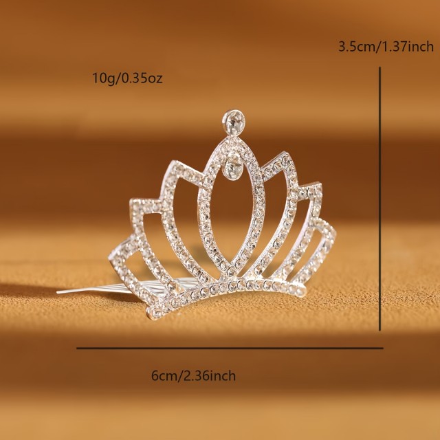 Prikupna princeskina krona za deklice s kristali