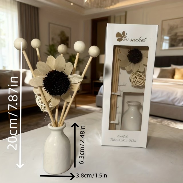 Komplet za izdelavo dišavnega difuzorja – sončnica