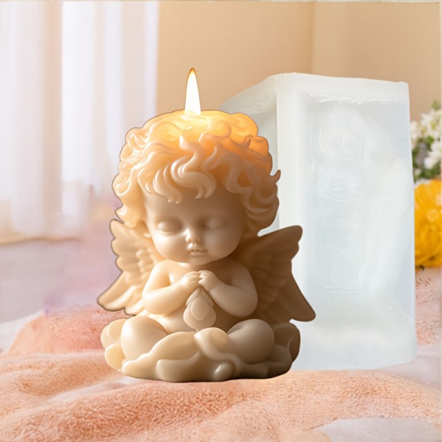 Silikonski model za sveče v obliki angelčka