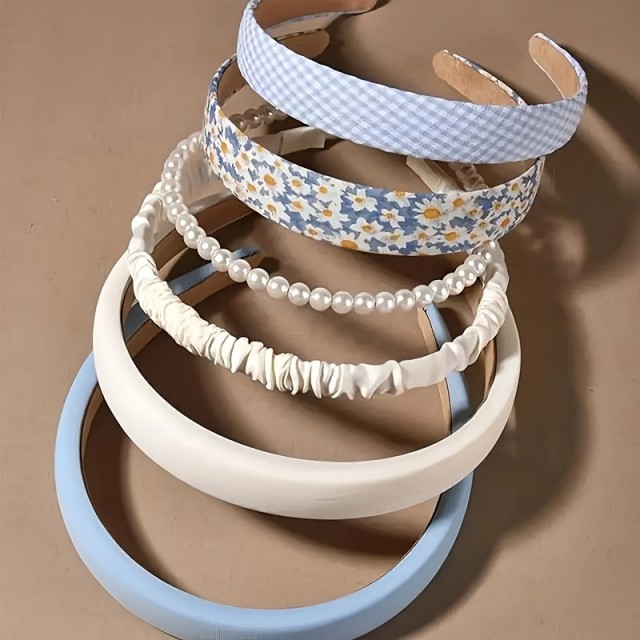 Boho chic 6-delni set obročkov za lase