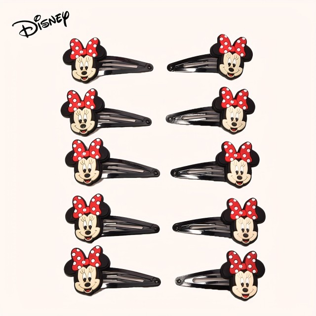 Komplet 10 otroških sponkic Mickey Mouse