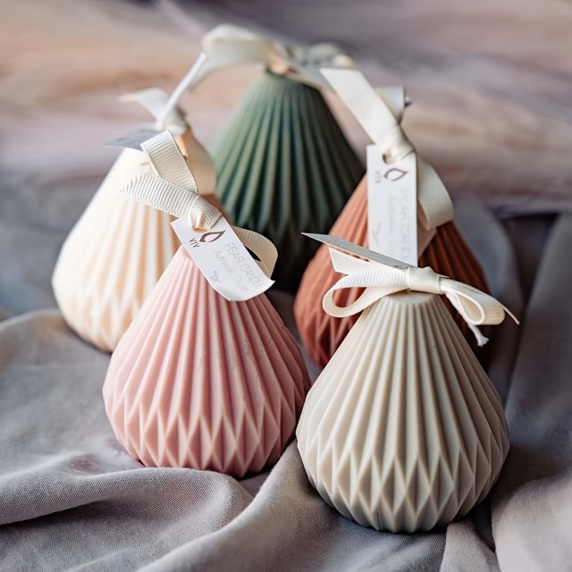 3D Silikonski kalup za izdelavo sveč v obliki hruške