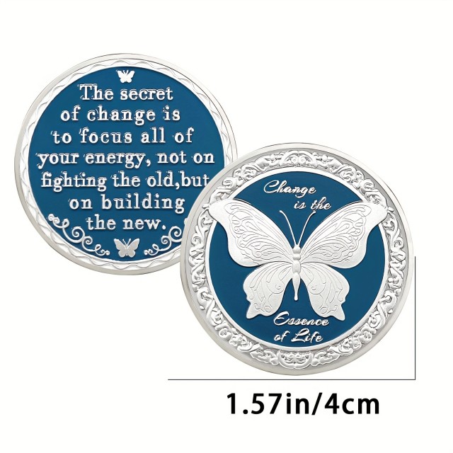 Spominski kovanec Metulj – Preobrazba in nova priložnost