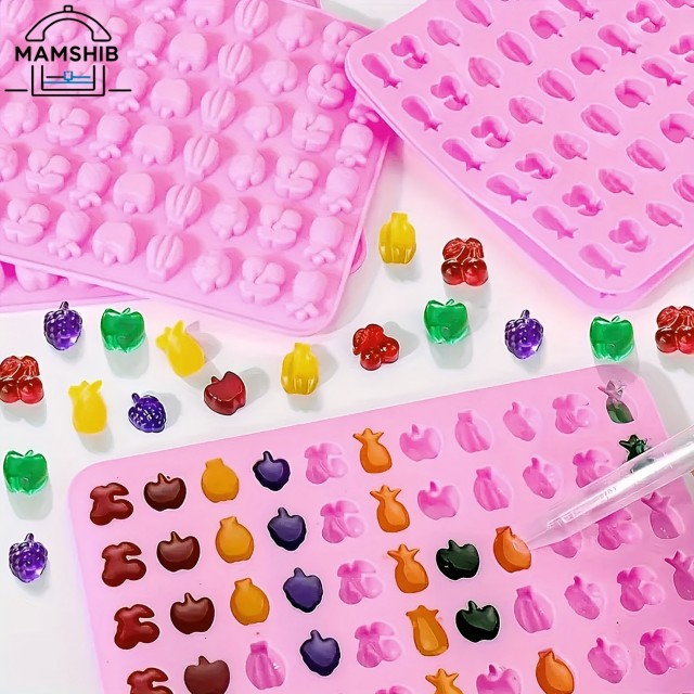 Silikonski model z motivom sladkarij za dekoracijo svečk mil tort