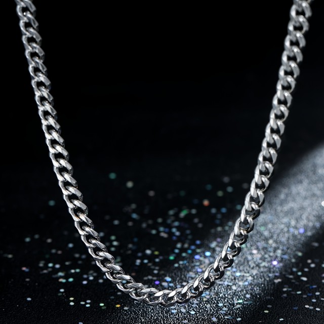 Moška kubanska verižica iz nerjavečega jekla 304