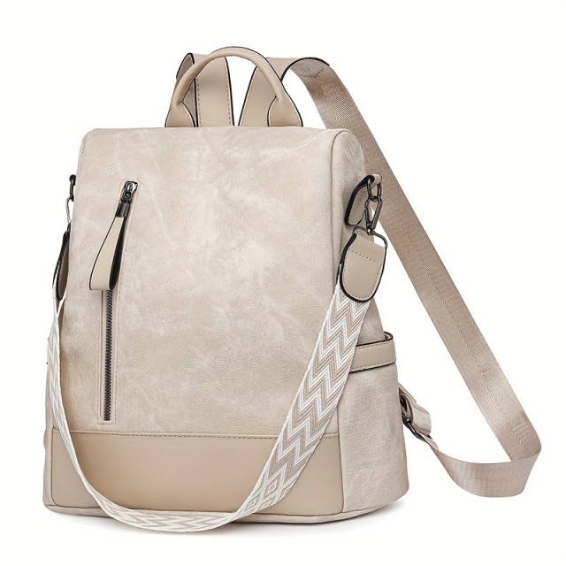 Ženski usnjeni nahrbtnik v 3 barvah 