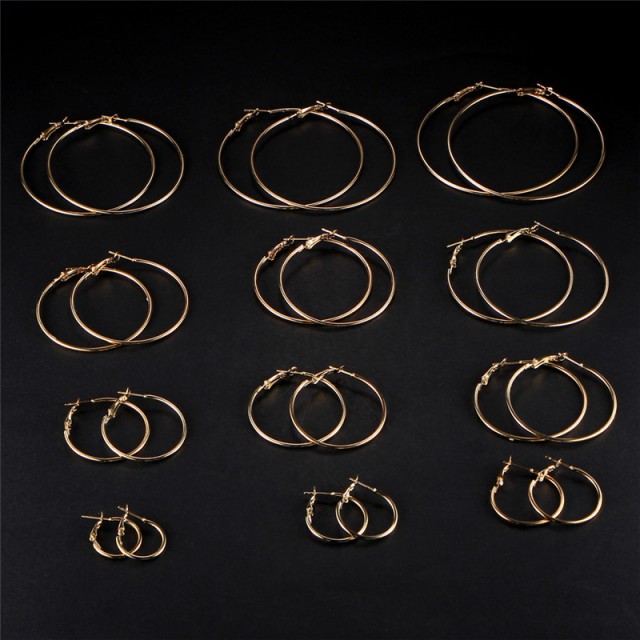 Komplet uhanov ZLATI ali SREBRNI