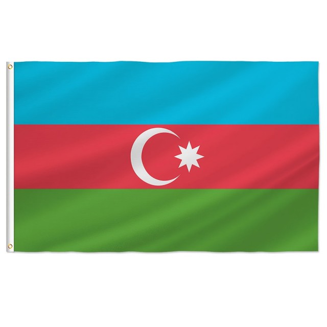 Zastava Azerbajdžana 90 cm x 150 cm – Azerbajdžanska zastava Azerbajdžan
