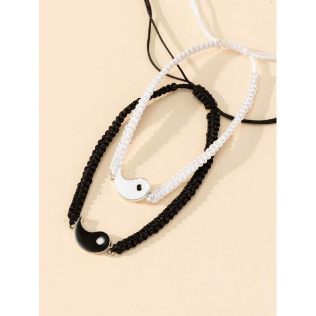 Komplet 2 zapestnic Yin & Yang