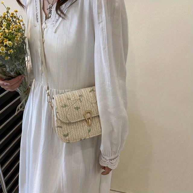 Elegantna torbica za čez ramo bela