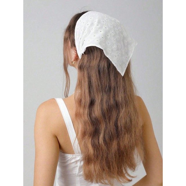 Vintage čipkasta rutka v beli ali črni barvi