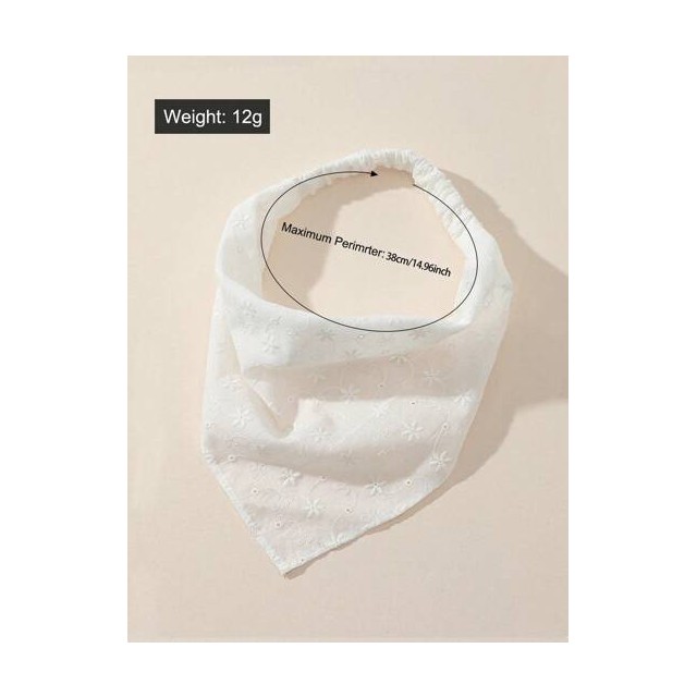 Vintage čipkasta rutka v beli ali črni barvi