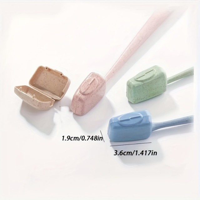 Komplet 4 potovalnih škatlic za zobno ščetko