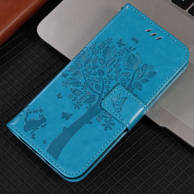 Reliefni usnjen moder ovitek za telefon (Samsung Galaxy A16)