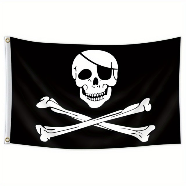 Piratska zastava JOLLY ROGER 90cm X 150cm