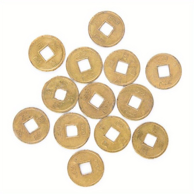 Komplet 10 mini Feng Shui kovancev za srečo