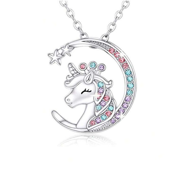 4 delni komplet nakita samorog na luni