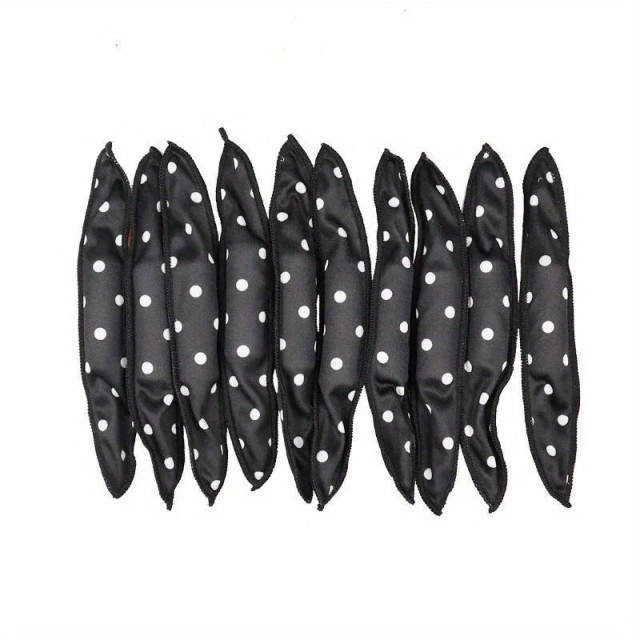 Komplet 10 penastih kodralnikov za lase s pikicami 