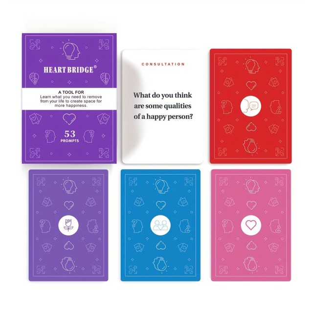 HEART BRIDGE – Komplet 53 Kart za Spodbudo, Samoljubezen in Osebno Rast