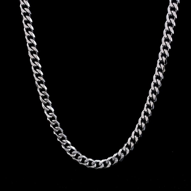 Moška kubanska verižica iz nerjavečega jekla 304