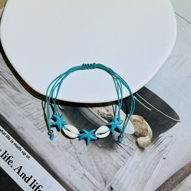 1+1 Gratis nastavljiva poletna zapestnica s školjkicami