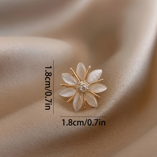 Komplet 6 elegantnih minimalističnih brošk