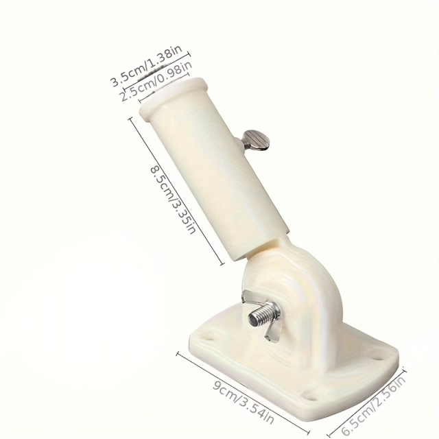 Univerzalni beli stenski nosilec za zastave – nastavljiv 