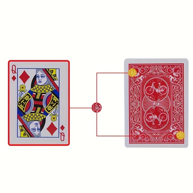 Magične označene karte za branje kart – skrivni čarovniški trik