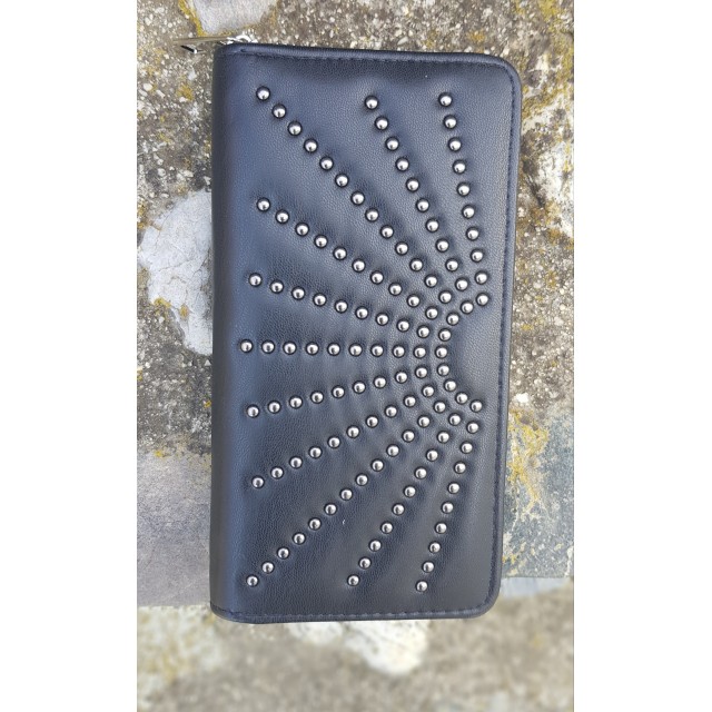 Denarnica z netki spredaj, črna ali rdeča