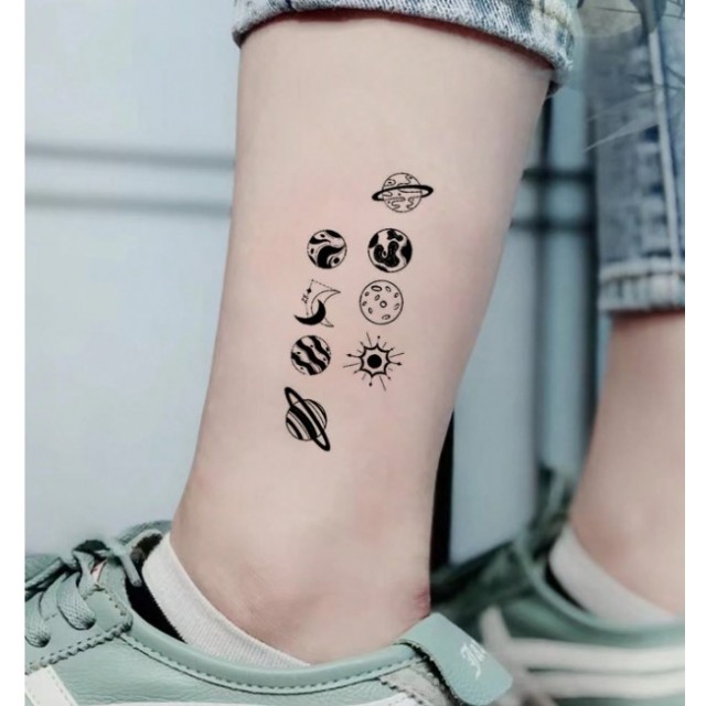 Komplet 30 tatujev v črni barvi Z01