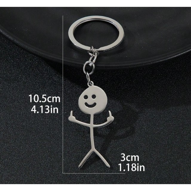 Zabaven obesek za ključe s človečkom