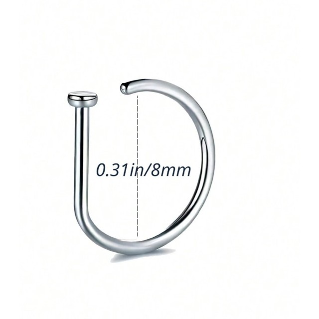 4 delni set piercingov za nos 