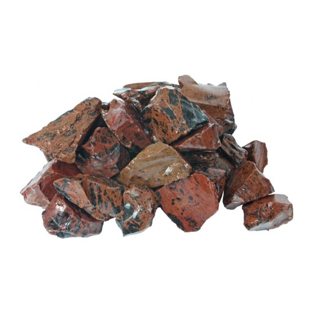 100% naravni nebrušen nepoliran MAHAGONI OBSIDIAN