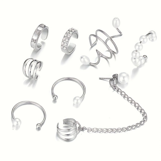 8 delni set uhanov za natakniti