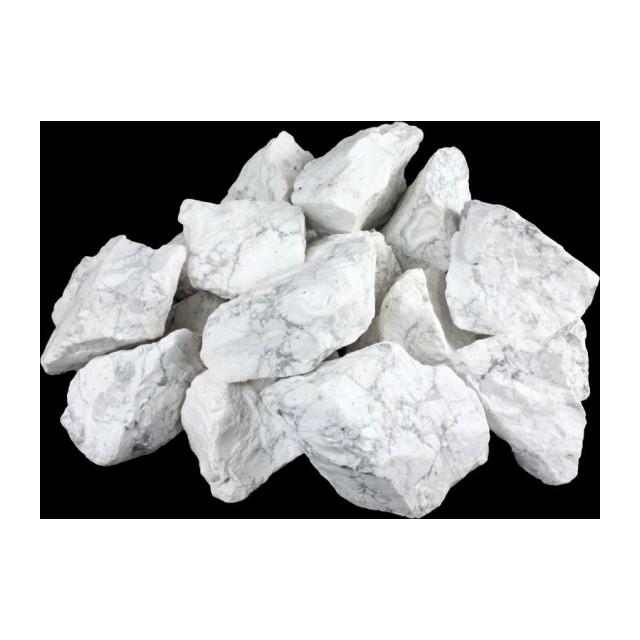 100% naravni nebrušen nepoliran HOWLIT (MAGNEZIT)