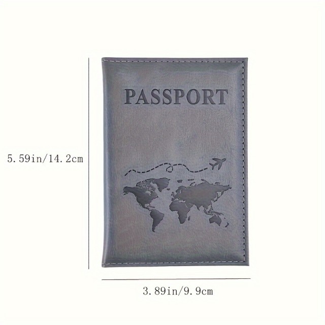 Kvalitetna usnjena torbica za potni list 7 barv 