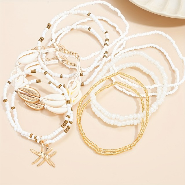 14 delni set zapestnic z morskimi motivi