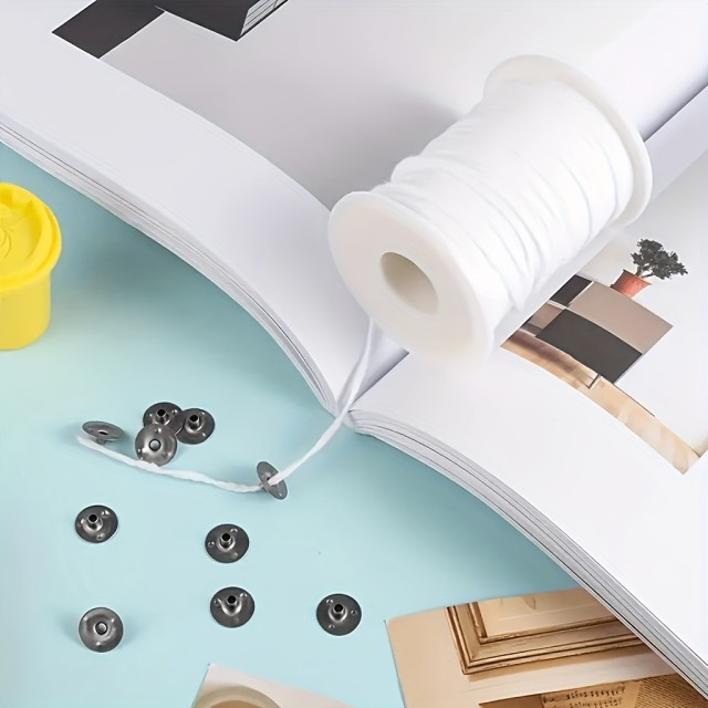 100 kovinskih nosilcev + 61 metrov stenj vrvice – komplet za izdelavo sveč