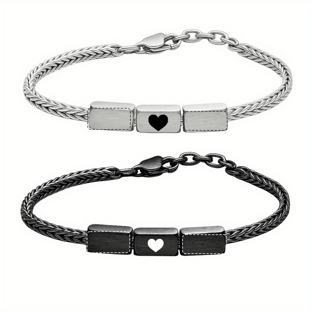 Personalizirani zapestnici za njega in njo z gravuro po želji